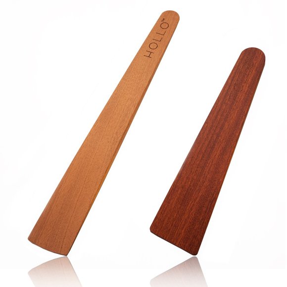 2 NEW Flat Wood Spatulas Flat Wooden Spatulas For Kitchen Frying Spatula Turners - Picture 1 of 8